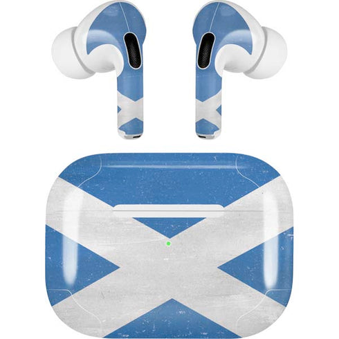 Scotland Flag Distressed AirPods Skins